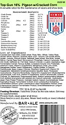 Bar ALE Top Gun 16% with Cracked Corn Pigeon Food, 50-lb bag slide 2 of 3