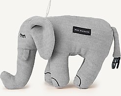 maxbone Elsie Elephant Squeaky Plush Dog Toy, Grey