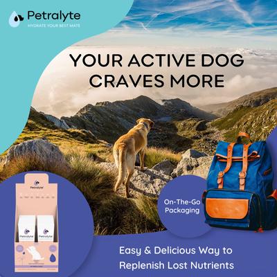 Show full view: Petralyte Salmon Flavored Electrolyte & Joint Supplement for Dogs, 16 count slide 6 of 8