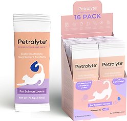 Petralyte Salmon Flavored Electrolyte & Joint Supplement for Cats, 16 count