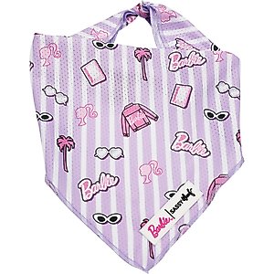 Sassy Woof BARBIE Closet Goals Dog Bandana, Purple, Small