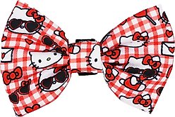 Sassy Woof Hello Kitty Red Classic Bowtie Cat Collar Accessory, Red