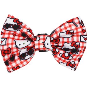 Sassy Woof Hello Kitty Red Classic Bowtie Cat Collar Accessory, Red