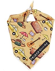 Sassy Woof Friends Dog Bandana, Yellow, Small
