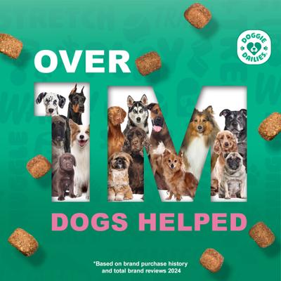 Show full view: Doggie Dailies Salmon Flavored Skin & Coat Dog Supplements, 225 count slide 9 of 11