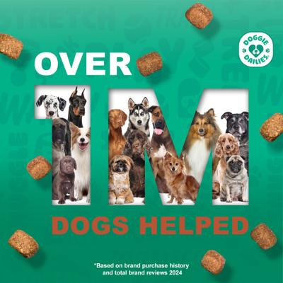 Show full view: Doggie Dailies Bacon Flavored Cranberry Urinary Support Dog Supplement, 225 count slide 9 of 11