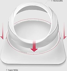 Happy & Polly Space Capsule Semi-Enclosed Cat Litter Box with Scoop slide 2 of 9