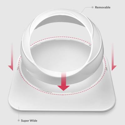 Show full view: Happy & Polly Space Capsule Semi-Enclosed Cat Litter Box with Scoop slide 8 of 9