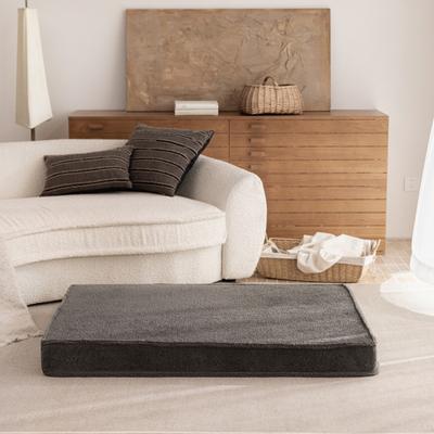 Show full view: Allisandro Orthopedic Memory Foam Dog Bed, Grey, Large slide 5 of 10