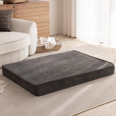 Show full view: Allisandro Orthopedic Memory Foam Dog Bed, Grey, Large slide 4 of 10