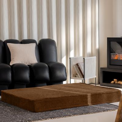 Show full view: Allisandro Orthopedic Memory Foam Dog Bed, Brown, Medium slide 10 of 10