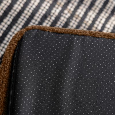 Show full view: Allisandro Orthopedic Memory Foam Dog Bed, Brown, Medium slide 8 of 10