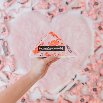 Show full view: Sassy Woof Friends Lobster Dog Bandana, Pink, Small slide 4 of 6