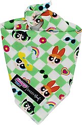 Sassy Woof The Powerpuff Girls Dog Bandana, Green, Small