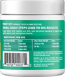Doggie Dailies Cognitive Puppy Chews Vitamins with DHA, Selenium, Organic Ashwagandha & Antioxidants to Support Brain Health, Nervous System Function & Promote Calmness, 120 count slide 2 of 9