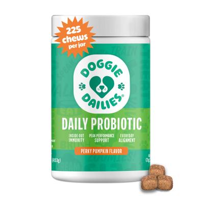 Show full view: Doggie Dailies Advanced Probiotics Pumpkin Flavor Soft Chew Dog Supplement, 225 count slide 1 of 12