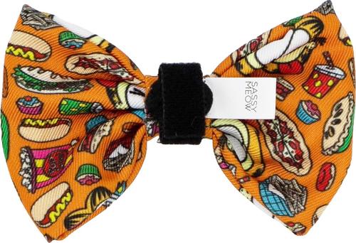 Show full view: Sassy Woof Garfield Bowtie Cat Collar Accessory, Orange slide 3 of 5
