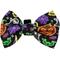 Show in main carousel: Sassy Woof Neon Frights Bowtie Cat Collar Accessory, Black slide 1 of 6