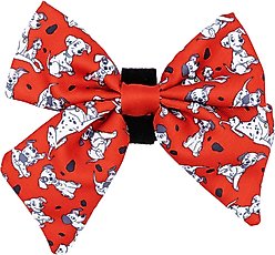 Sassy Woof Disney's 101 Dalmatians Sailor Bow Dog Collar Accessory, Red