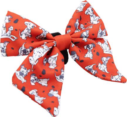 Show full view: Sassy Woof Disney's 101 Dalmatians Sailor Bow Dog Collar Accessory, Red slide 2 of 6