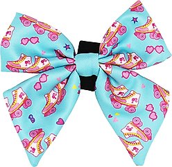 Sassy Woof BARBIE On a Roll Sailor Bow Dog Collar Accessory, Blue