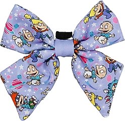 Sassy Woof Nickelodeon Rugrats Sailor Bow Dog Collar Accessory, Purple