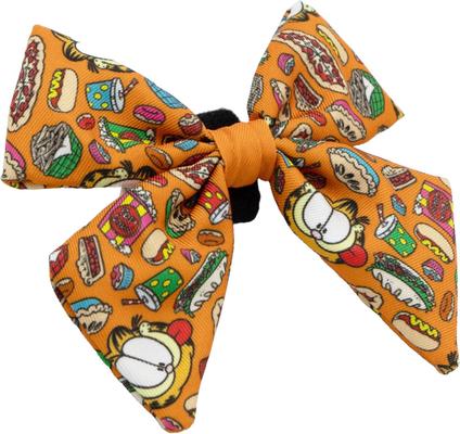 Show full view: Sassy Woof Garfield Sailor Bow Dog Collar Accessory, Orange slide 2 of 5