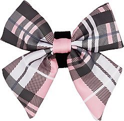 Sassy Woof Pawberry Sailor Bow Dog Collar Accessory, Pink