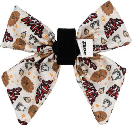 Show full view: Sassy Woof STAR WAR The Rebel Alliance Sailor Bow Dog Collar Accessory, Beige slide 3 of 5