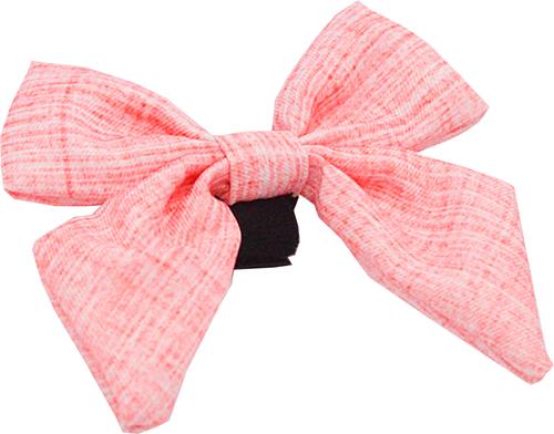 Show full view: Sassy Woof Dolce Rose Sailor Bow Dog Collar Accessory, Pink slide 2 of 5