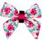 Show in main carousel: Sassy Woof Floral Frenzy Sailor Bow Dog Collar Accessory, Pink slide 1 of 5
