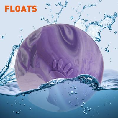 Show full view: Dogline Euro Ball Dog Toy, Purple, 2.75-in slide 2 of 8