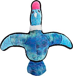 Dogline Durable Duck Dog Toy, 15-in, Blue