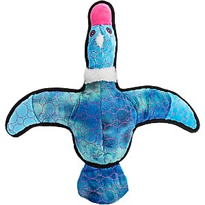 Dogline Durable Duck Dog Toy, 15-in, Blue