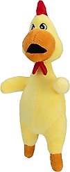 Dogline Chicken Mini Dog Toy Dog Toy, 6-in, Yellow