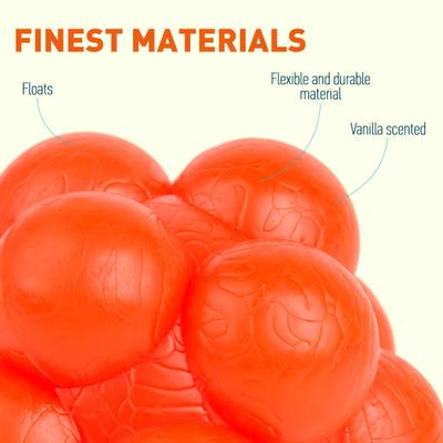 Show full view: Dogline Bur Ball Dog Toy, Red, 2-in slide 3 of 8