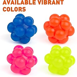 Dogline Bur Ball Dog Toy, Red, 2-in slide 2 of 8