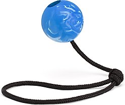 Dogline Euro Ball Rope Dog Toy, Blue, 2.75-in slide 1 of 8