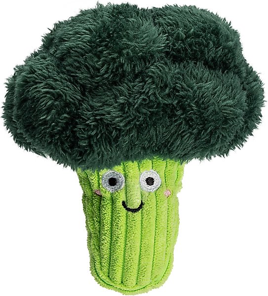 Show full view: Dogline Broccoli Mini Dog Toy Dog Toy, 6-in, Green slide 1 of 3