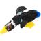 Show in main carousel: Dogline Crinkle Bird Charlie Dog Toy, 14-in, Black/Yellow slide 1 of 2