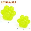 Show in main carousel: Dogline Bur Ball Dog Toy, Yellow, 2-in slide 8 of 8