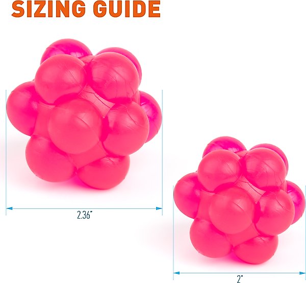 Show full view: Dogline Bur Ball Dog Toy, Pink, 2-in slide 8 of 8