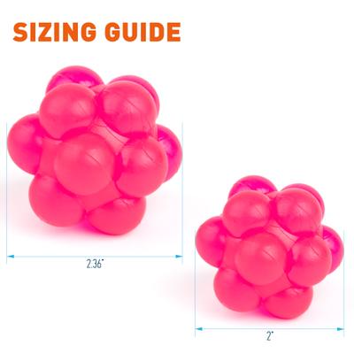 Show full view: Dogline Bur Ball Dog Toy, Pink, 2-in slide 8 of 8