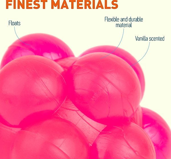 Show full view: Dogline Bur Ball Dog Toy, Pink, 2-in slide 3 of 8