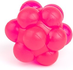 Dogline Bur Ball Dog Toy, Pink, 2-in