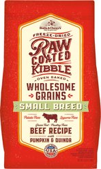 Stella & Chewy's Raw Coated Wholesome Grain Grass-Fed Beef Recipe Small Breed Dry Dog Food, 3.5-lb bag