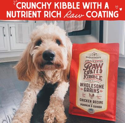 Show full view: Stella & Chewy's Raw Coated Cage-Free Chicken Recipe Small Breed Grain-Free Dry Dog Food, 10-lb bag slide 3 of 11