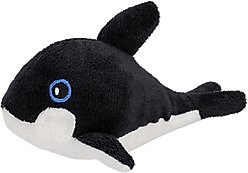 Dogline Whale Mini Dog Toy Dog Toy, 6-in, Black