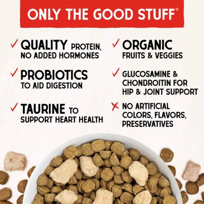 Show full view: Stella & Chewy's Raw Blend Free-Range Recipe Grain-Free Dry Dog Food, 22-lb bag slide 5 of 11