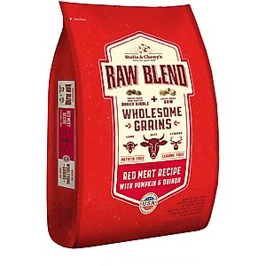 Stella & Chewy's Raw Blend Wholesome Grains Red Meat Recipe Dry Dog Food, 22-lb bag